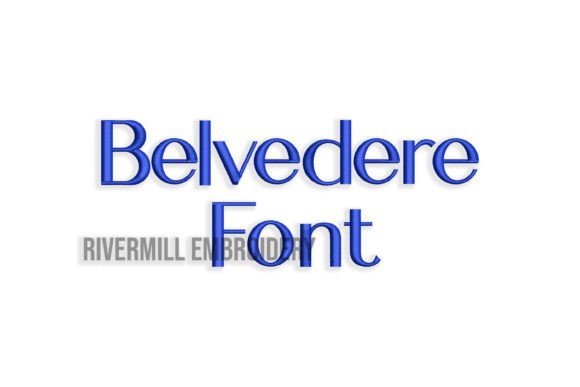 Belvedere Font: A Soft, Elegant Touch for Personalized Gifts