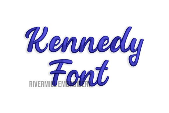 Kennedy Font: A Soft, Sweet Embroidery Font for Meaningful Gifts