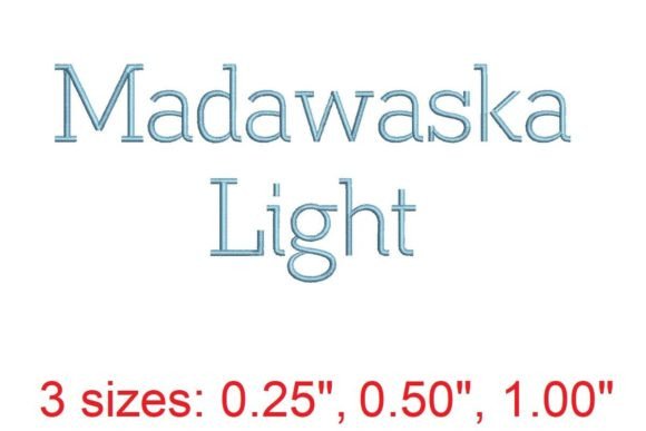 Madawaska Light: A Seasonal Embroidery Font That Shines