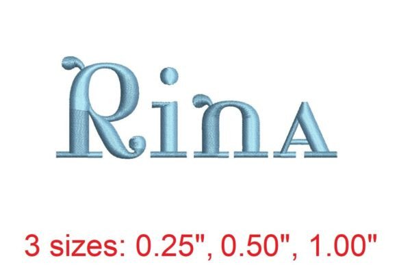 Rina Embroidery Font: Elegant Personalization, Tested