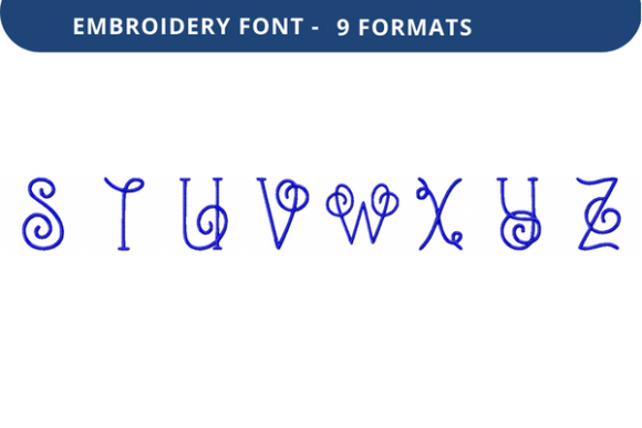 Vine Nouveau Font S to Z Review